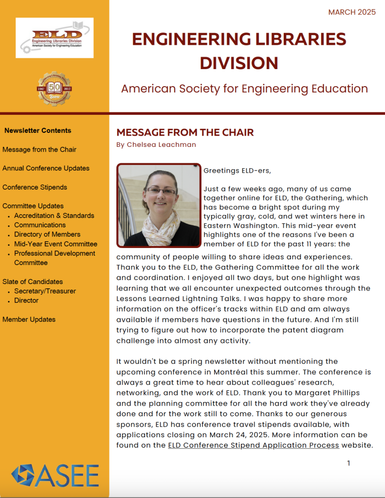 ELD March 2025 newsletter image